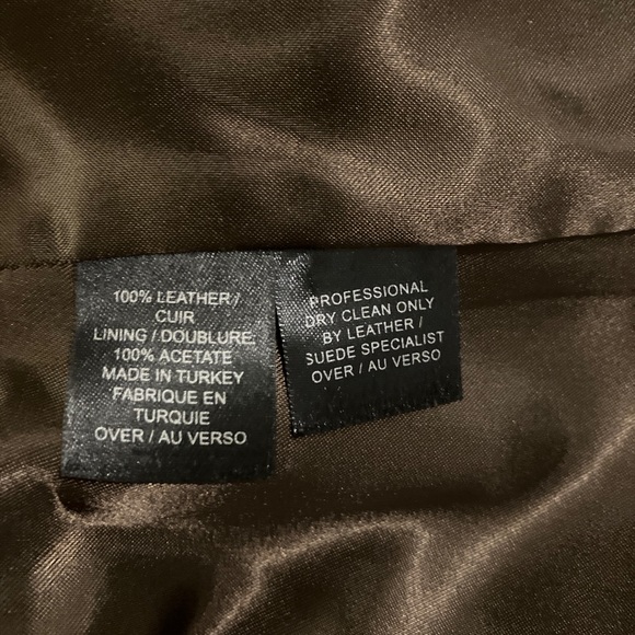 Dana Buchman leather jacket - Picture 4 of 4